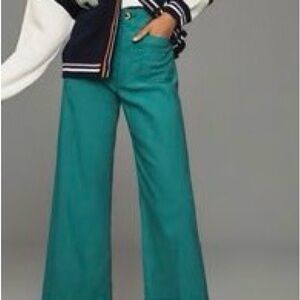 Anthropologie Maeve Collette Linen Pants size 34